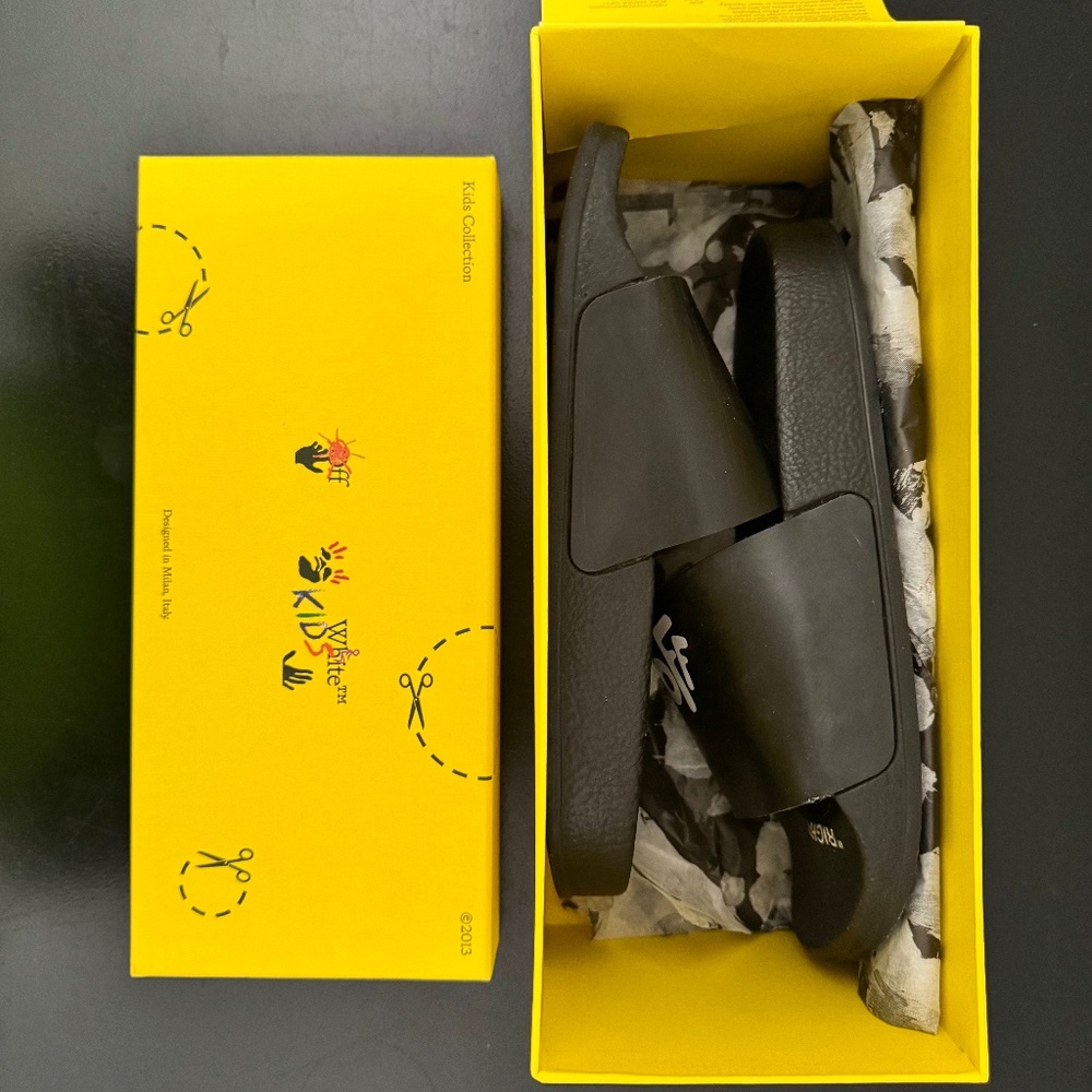 OFF-WHITE - POOL SLIDER SLIPPERS BLACK